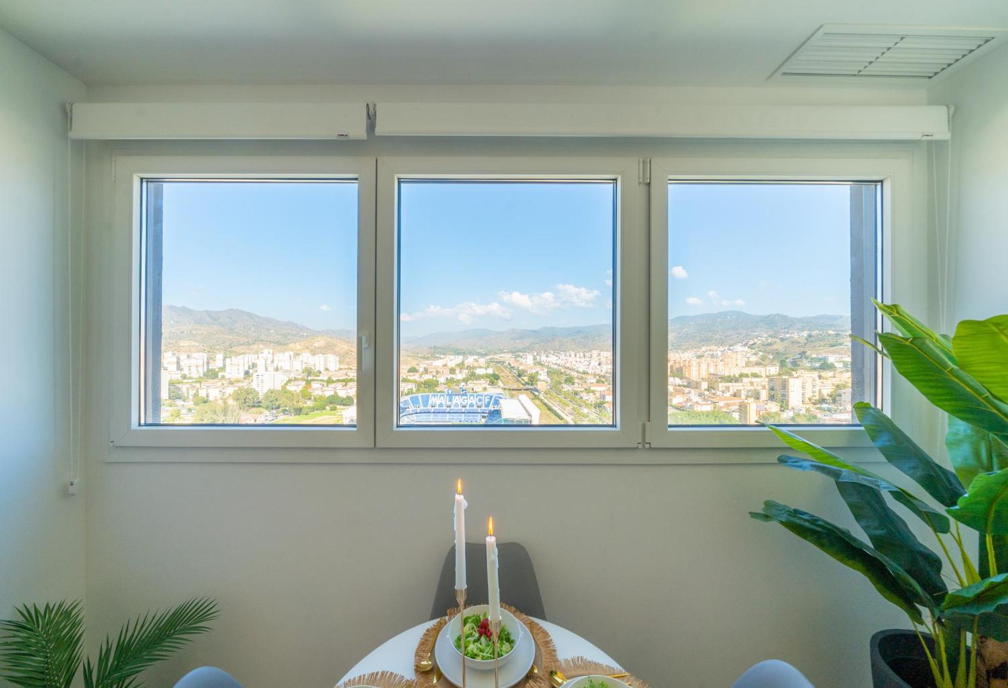 Xpce Urban 4 Malaga Skyline - Free Parking Apartment Ngoại thất bức ảnh