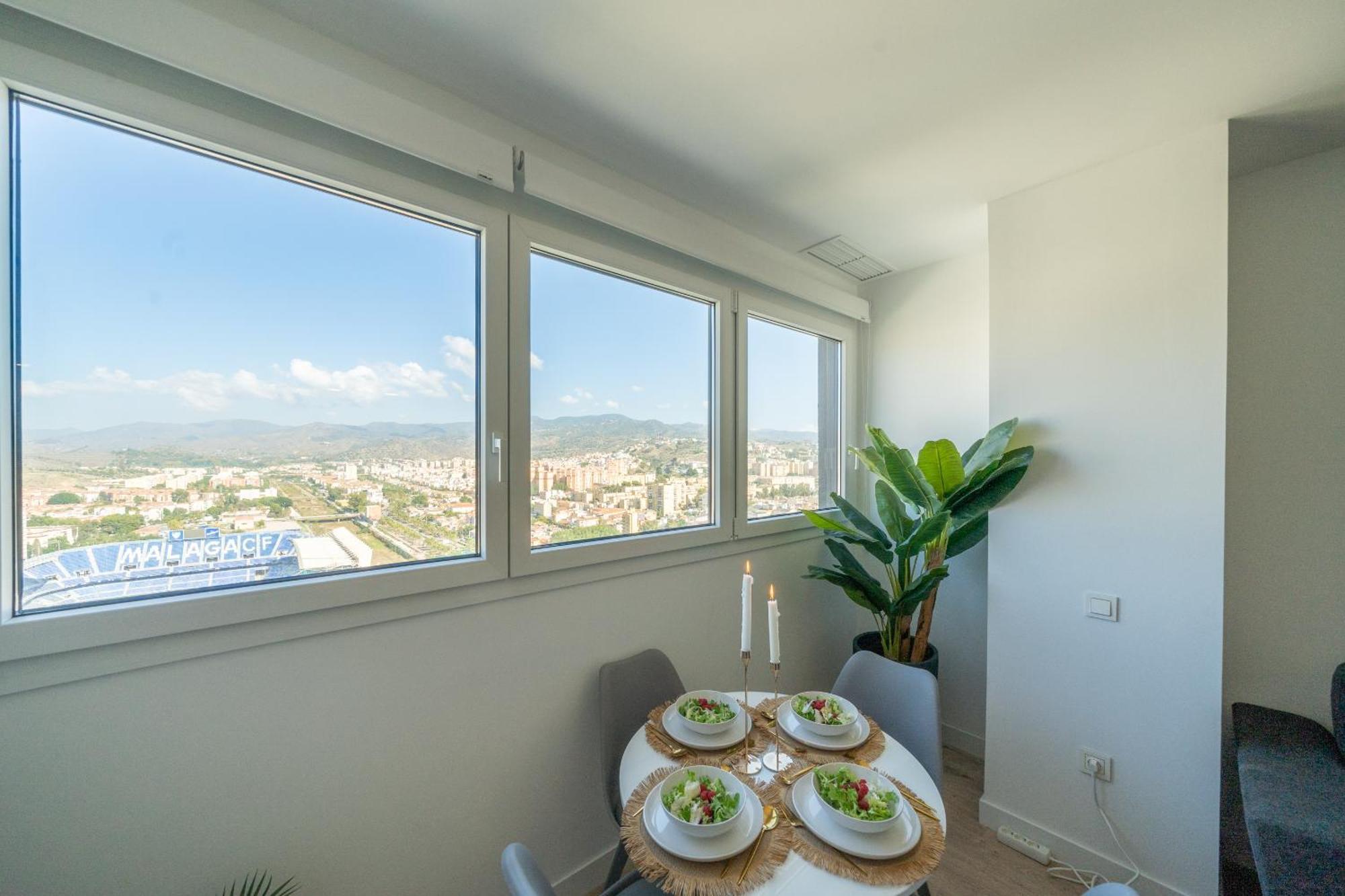 Xpce Urban 4 Malaga Skyline - Free Parking Apartment Ngoại thất bức ảnh